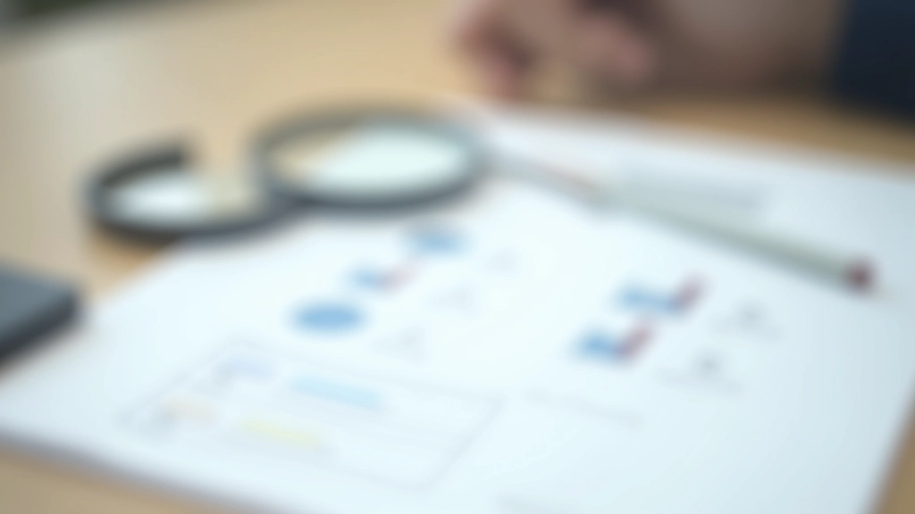 Vergleichstabelle auf Papier, Lupe und Kugelschreiber, Entscheidungshilfe